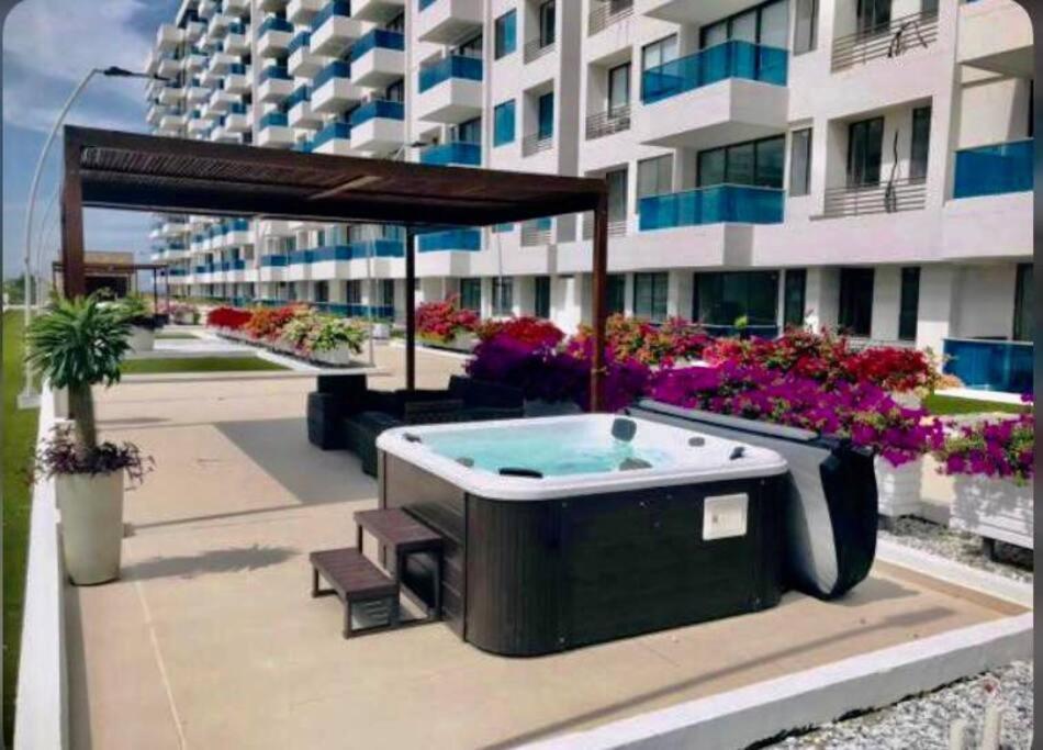 Samaria Club De Playa By Santa Marta Playa Resort, Preciosos Apartamentos En El Sector Exclusivo De Pozos Colorados Exteriör bild