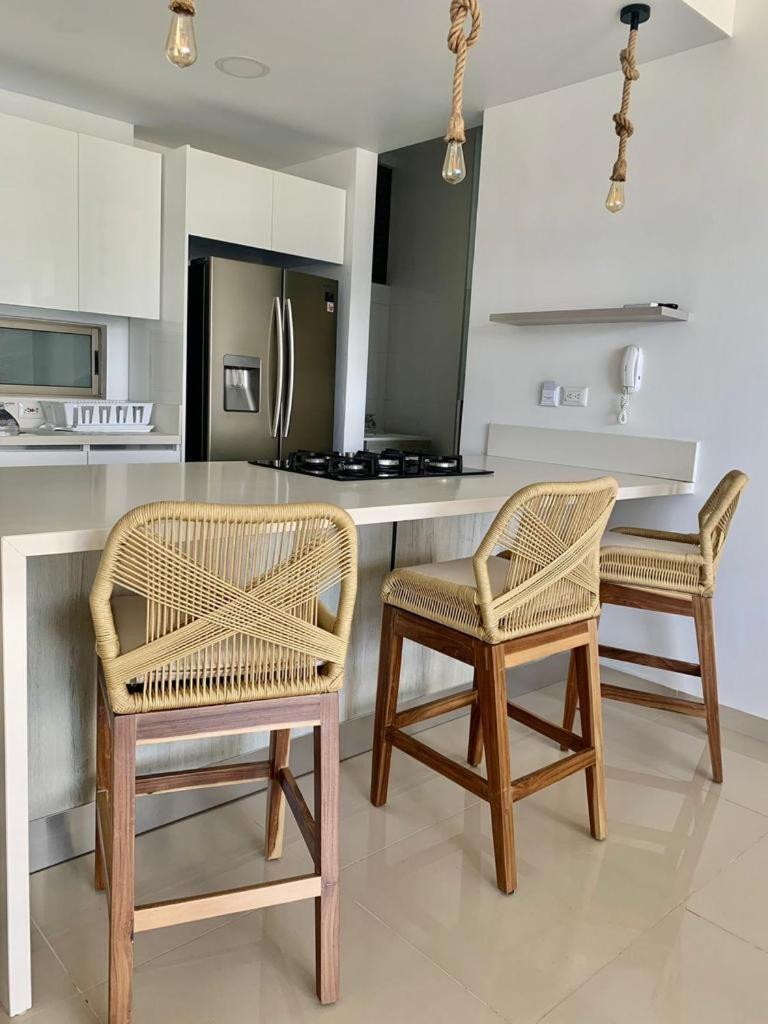 Samaria Club De Playa By Santa Marta Playa Resort, Preciosos Apartamentos En El Sector Exclusivo De Pozos Colorados Exteriör bild