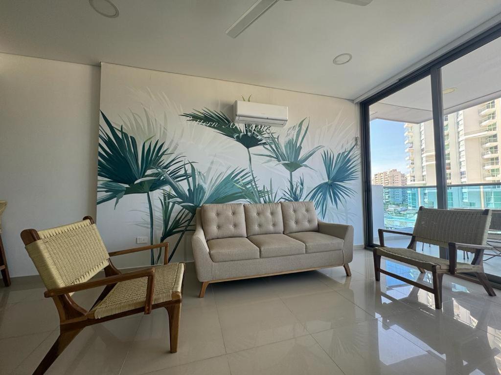 Samaria Club De Playa By Santa Marta Playa Resort, Preciosos Apartamentos En El Sector Exclusivo De Pozos Colorados Rum bild